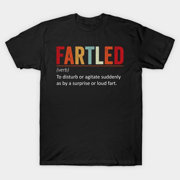 Fartled - Vintage Style T-Shirt by LMW Art